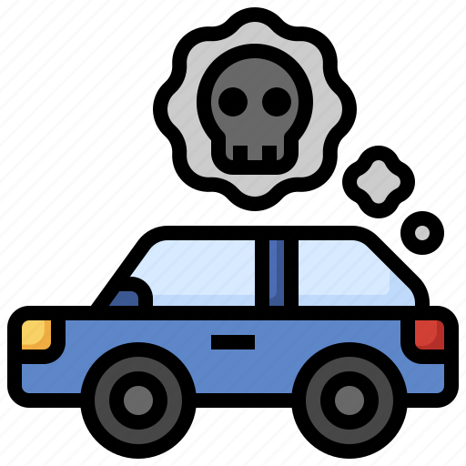 Pollution, car, harmful, emission, ecology, environment, contamination icon - Download on Iconfinder
