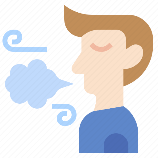 Breath, air, pollution, human, relax, ecology, environment icon - Download on Iconfinder