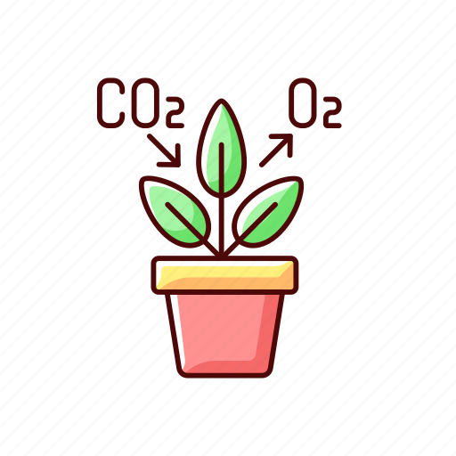 Growing flower, purifying, growing, houseplant icon - Download on Iconfinder