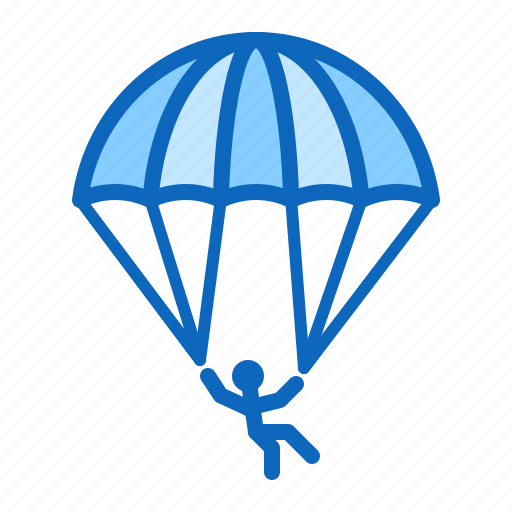 Extreme, jumping, parachute, skydiving, sport icon - Download on Iconfinder