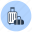 airport, bag, baggage, carryon, luggage, suitcase 