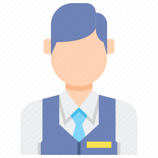 Attendant, flight, male icon - Download on Iconfinder