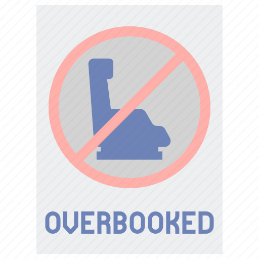 Airline, flight, overbooking icon - Download on Iconfinder