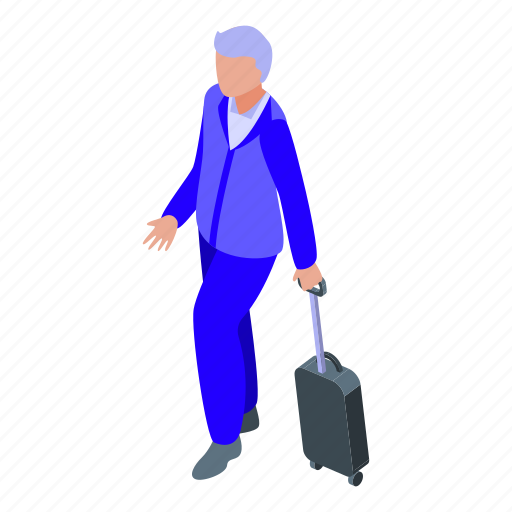 Old, passenger, isometric icon - Download on Iconfinder