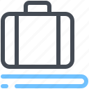 airport, arrow, baggage, direction, luggage, move 