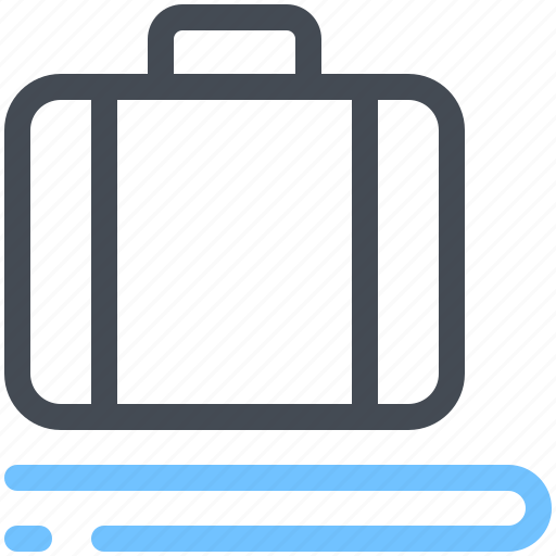 Airport, arrow, baggage, direction, luggage, move icon - Download on Iconfinder