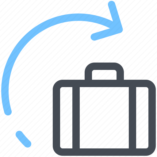 Back, bag, baggage, business, luggage, return, suitcase icon - Download on Iconfinder