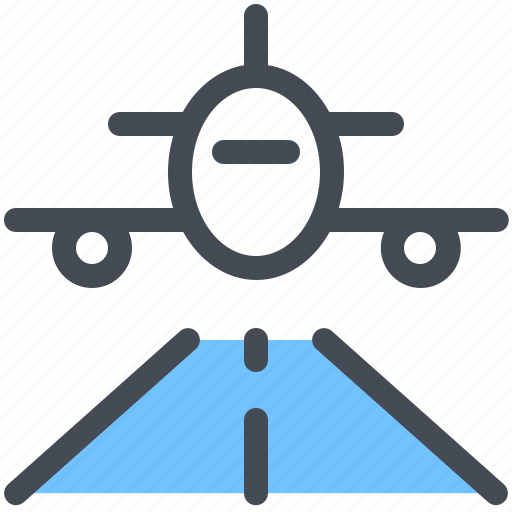 Airport, flight, landing, plane, strip icon - Download on Iconfinder