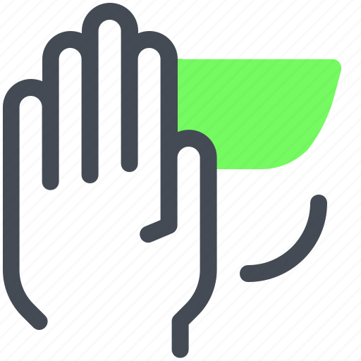 Answer, hand, head, stop icon - Download on Iconfinder