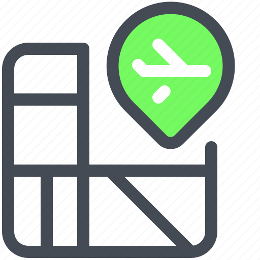 Direction, gps, location, map, pin, wayfinding icon - Download on Iconfinder