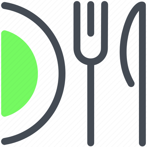 Fork, knife, plate, restoran icon - Download on Iconfinder