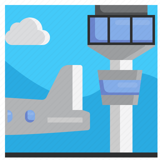Airport, tower, travel, trip, journey icon - Download on Iconfinder