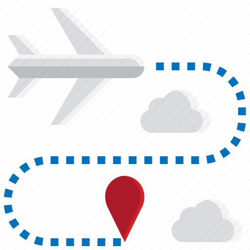 Direct, flight, travel, trip, airport, journey icon - Download on Iconfinder