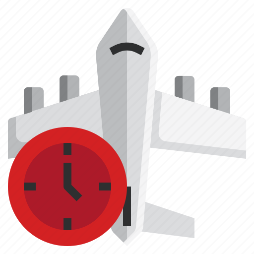 Flight, delay, travel, trip, airport, journey icon - Download on Iconfinder