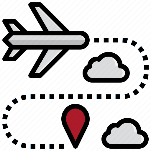 Direct, flight, travel, trip, airport, journey icon - Download on Iconfinder