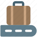 baggage, conveyer, briefcase, luggage, travel