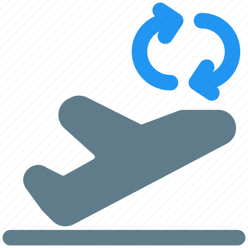 Airplane, layover, flight, reschedule, transport icon - Download on Iconfinder