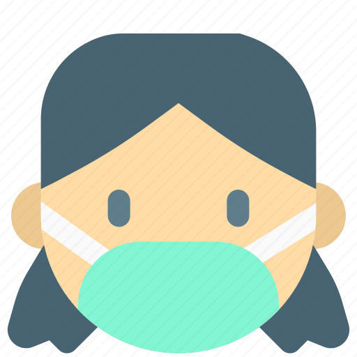 Woman, mask, security, protection, travel, guide icon - Download on Iconfinder