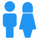 toilet, avatar, signboard, male, female