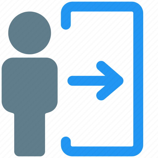 Exit, avatar, airport, arrow, door icon - Download on Iconfinder