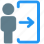 exit, avatar, airport, arrow, door 