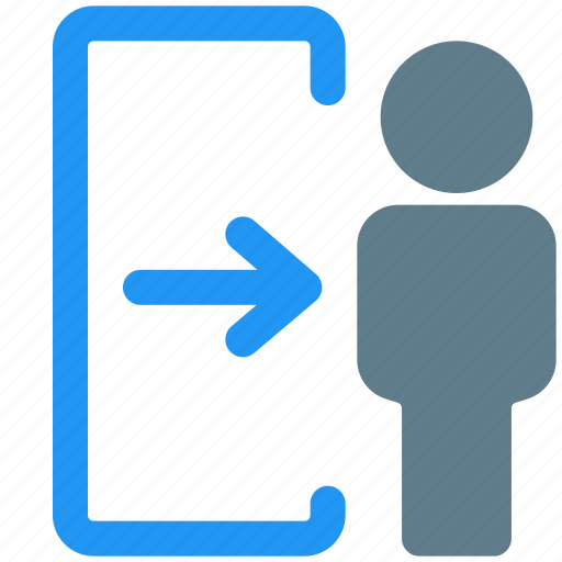 Entrance, door, avatar, arrow, airport icon - Download on Iconfinder