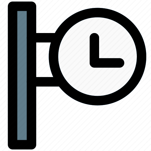 Clock, tower, pole, airport, round icon - Download on Iconfinder