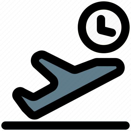 Flight, delay, airplane, weather, condition icon - Download on Iconfinder
