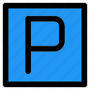 parking, sign, airport, facility, vehicle