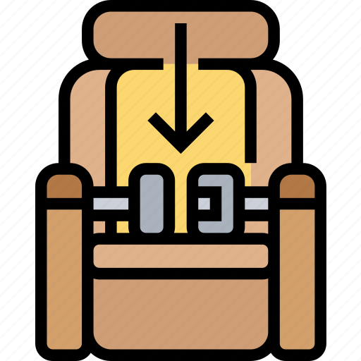 Seatbelt, buckle, fasten, precaution, safety icon - Download on Iconfinder