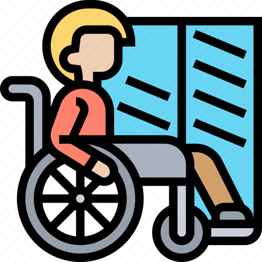 Wheelchair, handicap, disability, accessibility, transportation icon - Download on Iconfinder