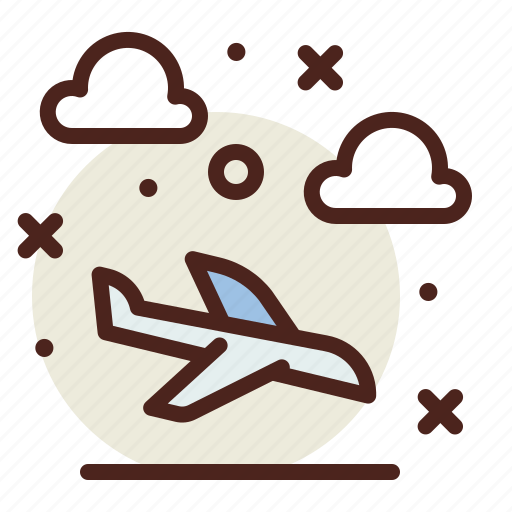 Airplane, arrival, flight, landing icon - Download on Iconfinder