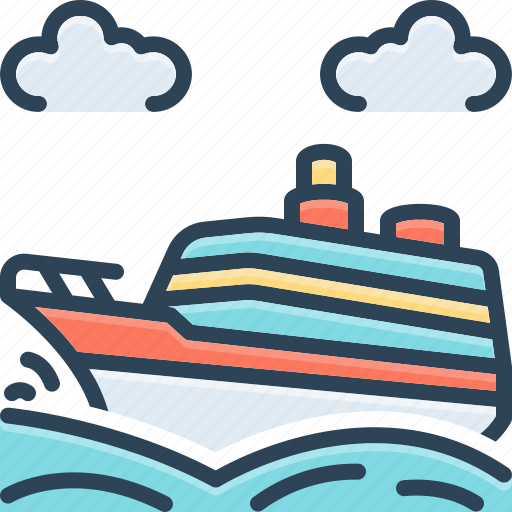 Voyage, sea, cruise, ship, yacht, vessel, water transport icon - Download on Iconfinder