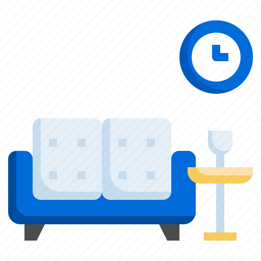 Lounge, furniture, and, household, arrivals, waiting, room icon - Download on Iconfinder