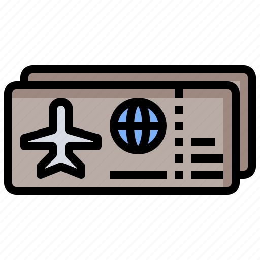 Boarding, folders, passage, plane, ticket, tickets, travel icon - Download on Iconfinder