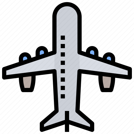 Airairplane, plane, shape, silhouette, transport, transportation icon - Download on Iconfinder