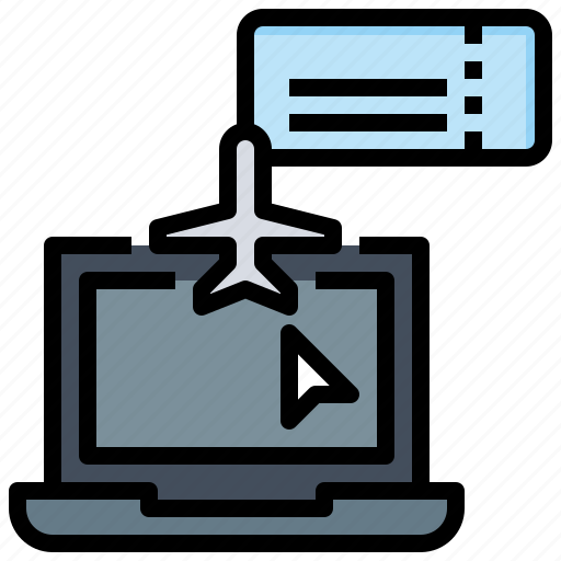 Electronics, files, folders, passage, plane, tickets, travel icon - Download on Iconfinder