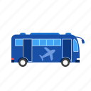 airport, bus, flight, gate, passengers, station, transport