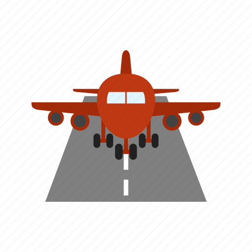 Airport, aviation, flight, landing, lights, plane, runway icon - Download on Iconfinder