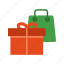 box, cargo, decoration, flight, gift, presents, ribbon 