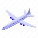 airline, isometric, plane