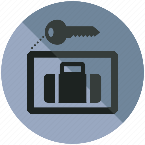 Baggage, key, lock, luggage, security, up icon - Download on Iconfinder