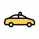 taxi, cab, car, airport, vehicle