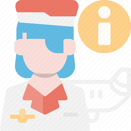 Avatar, service, woman, air hostess, profession and jobs icon - Download on Iconfinder