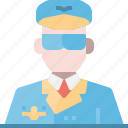 avatar, pilot, uniform, captain, airplane