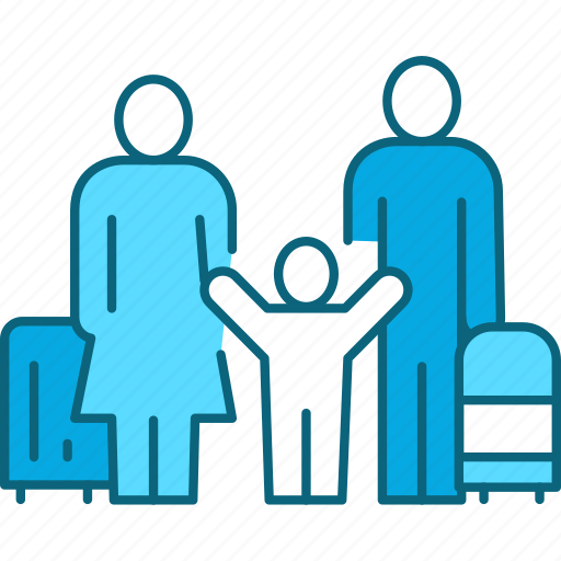 Family, travel, luggage icon - Download on Iconfinder