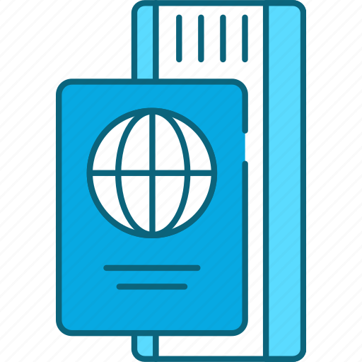 Passport, ticket, travel, document icon - Download on Iconfinder