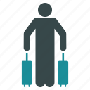 luggage, passenger, bag, baggage, case, travel, trip