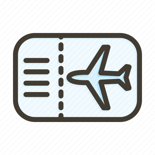 Plane, tickets, transportation, ticket, aircraft, flight, airport icon - Download on Iconfinder
