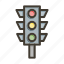 traffic control, light, airport, street, signal 
